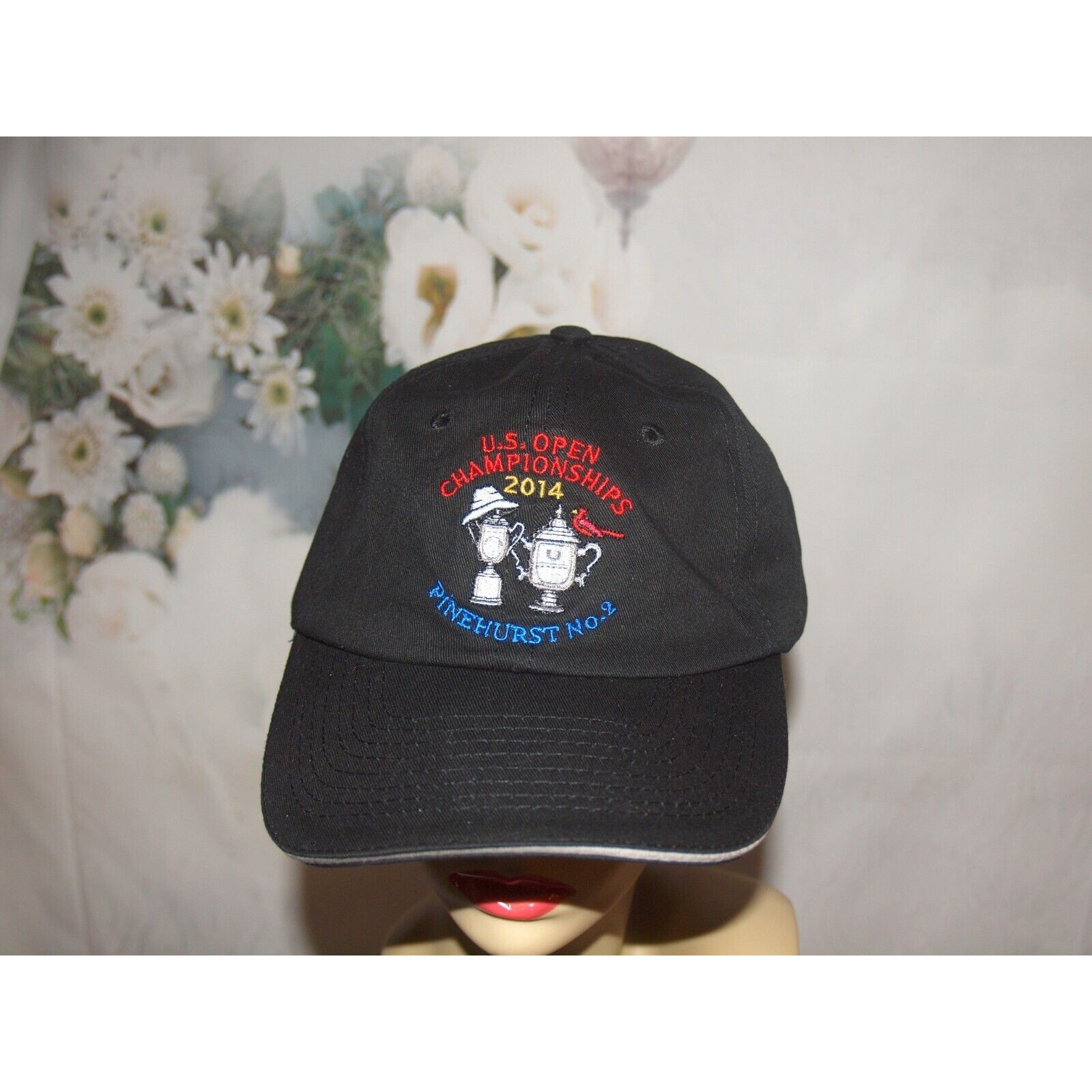 2014 Us Open Championships Golf Hat Cap Pinehurst No 2 Black Strapback Pga